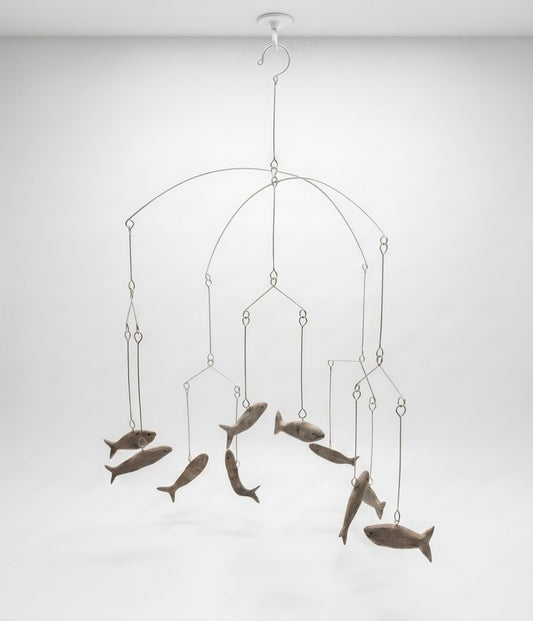 Wooden Fish Mobile