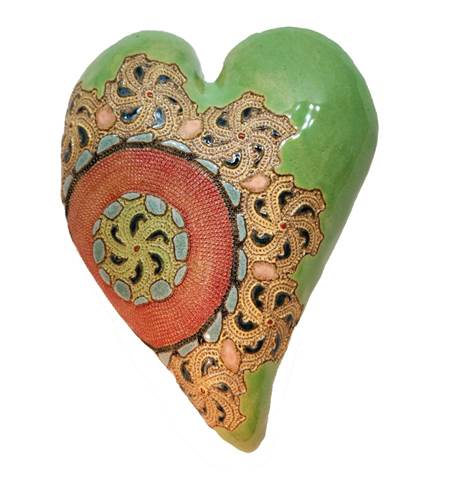 Big Willa Ceramic Heart