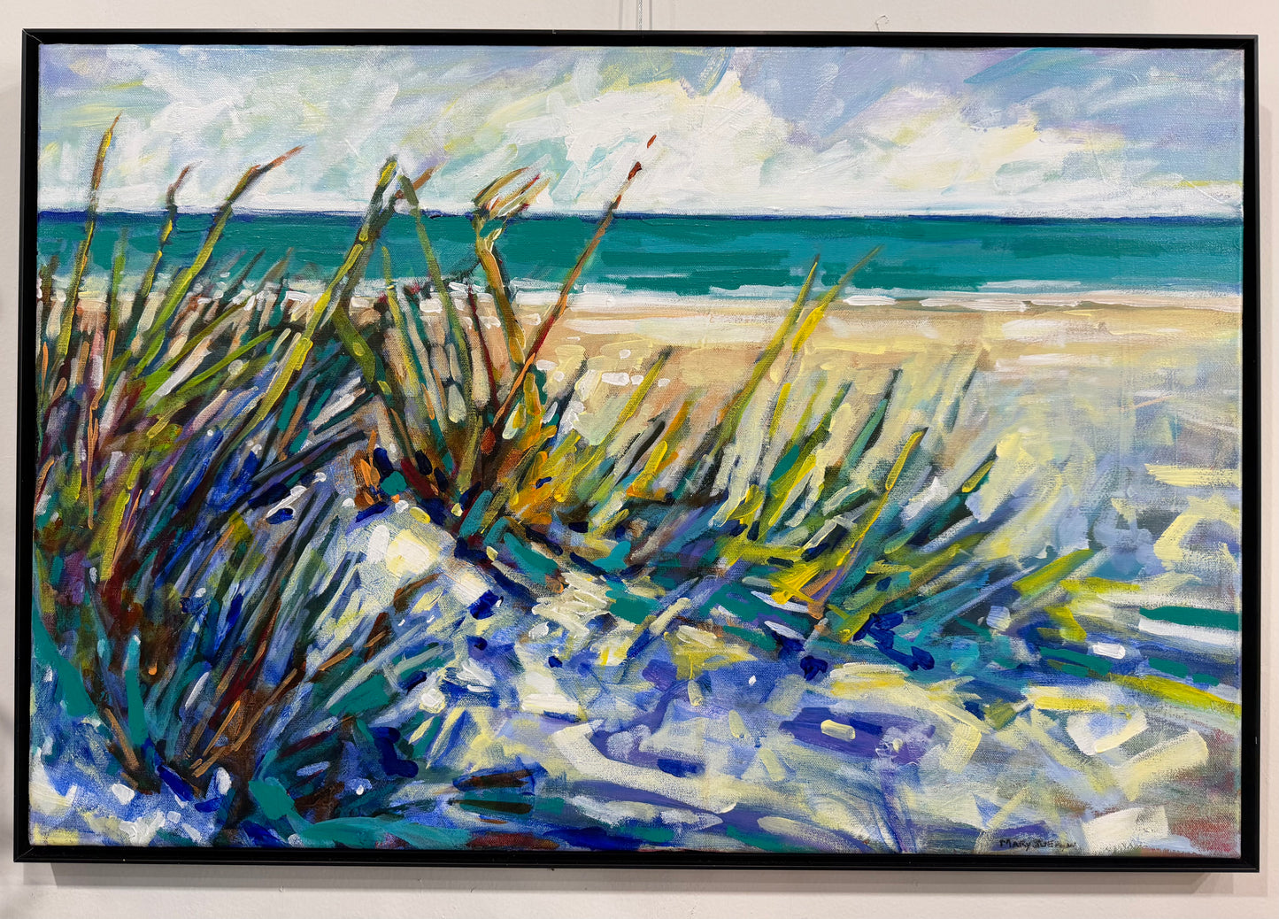 "Great Lakes Grass and Dune" Acrylic Painting