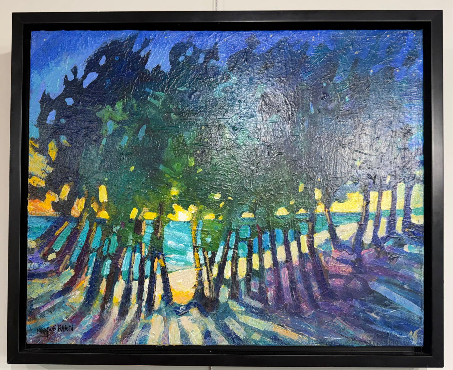 "Waiting for the Green Flash" - Acrylic Painting