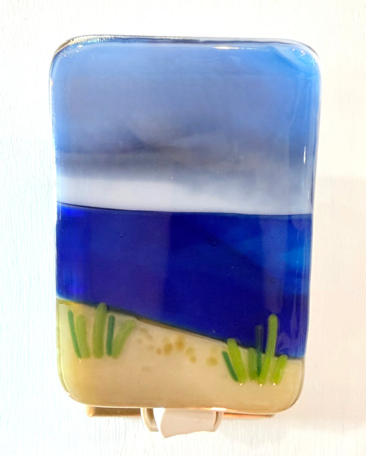 Lake Scene Fused Glass Nightlight - Various Styles