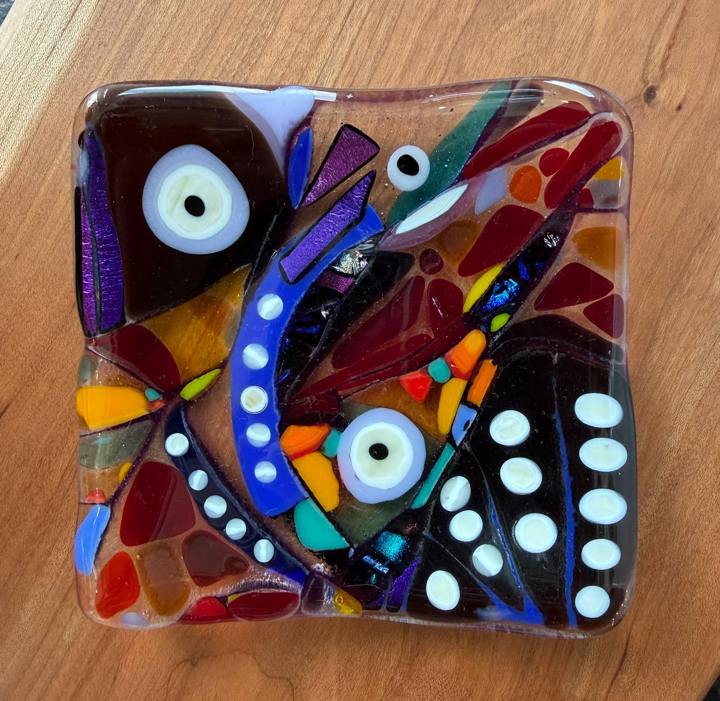 Mosaic Fused Glass Trinket Dish