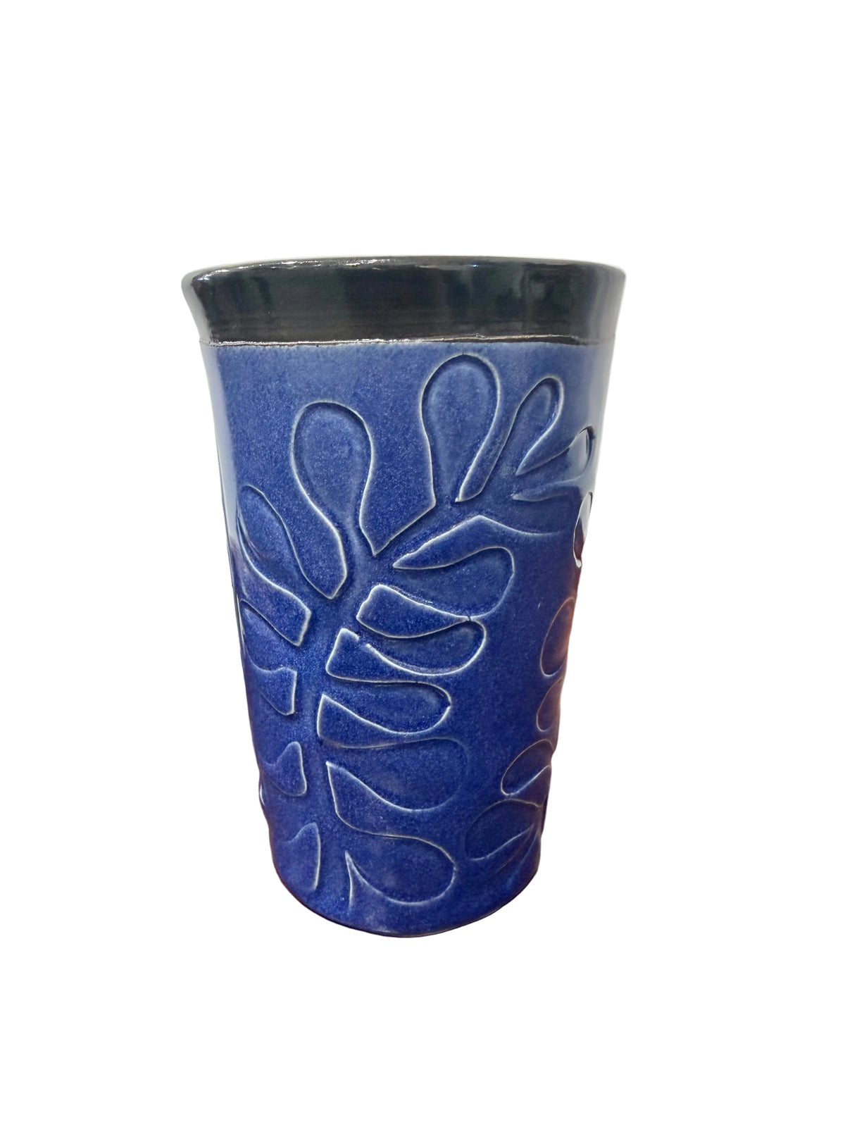 Ceramic Tumbler Cup - Dark Blue