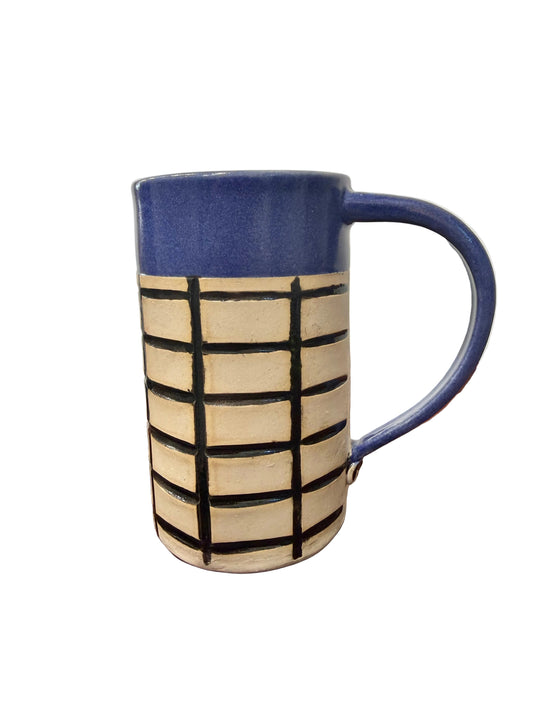 Extra Large Mug - Black & Blue