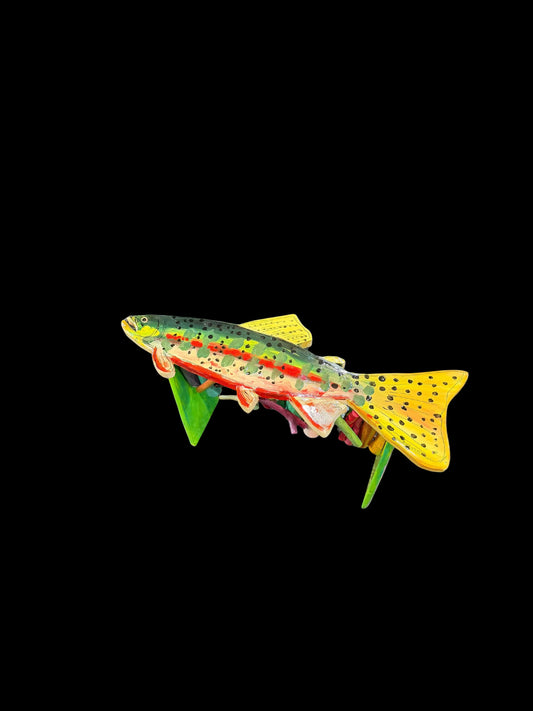 Bright Trout Fish Bench