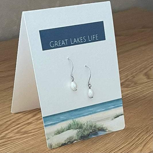 Great Lakes Freshwater Pearl Earrings