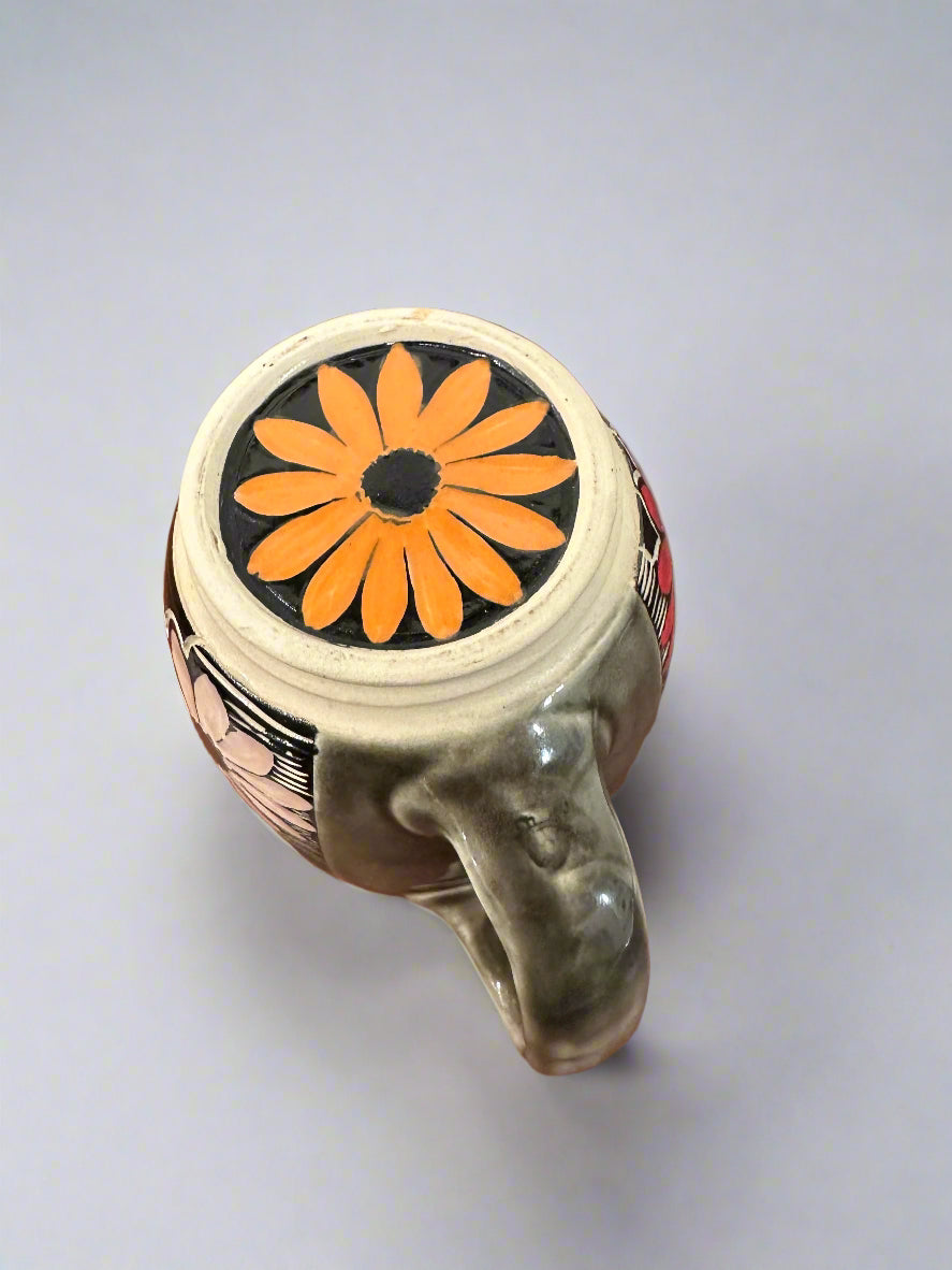 Rainbow Daisy Ceramic Mug