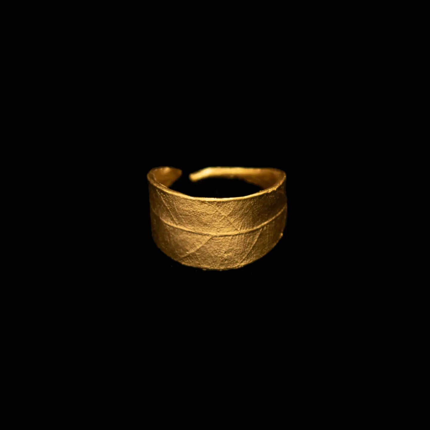 Single Leaf Laurel Ring