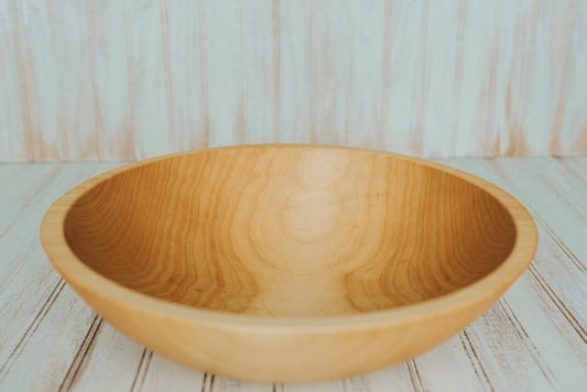 15" Maple Bowl w/ Bee's Oil Finish