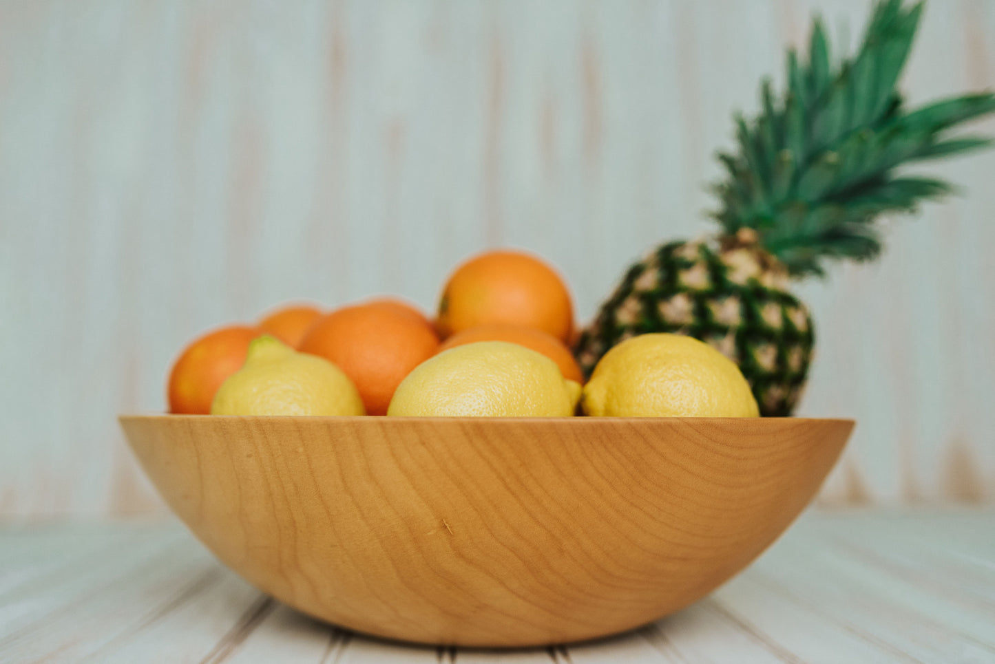 15" Maple Bowl w/ Bee's Oil Finish