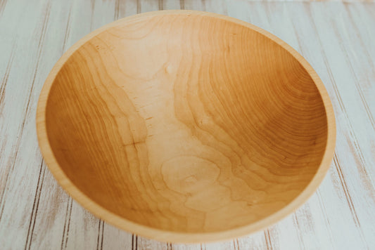 17" Maple Bowl w/ Bee's Oil Finish