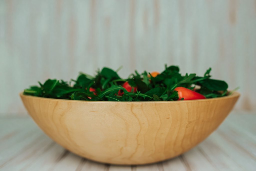 17" Maple Bowl w/ Bee's Oil Finish