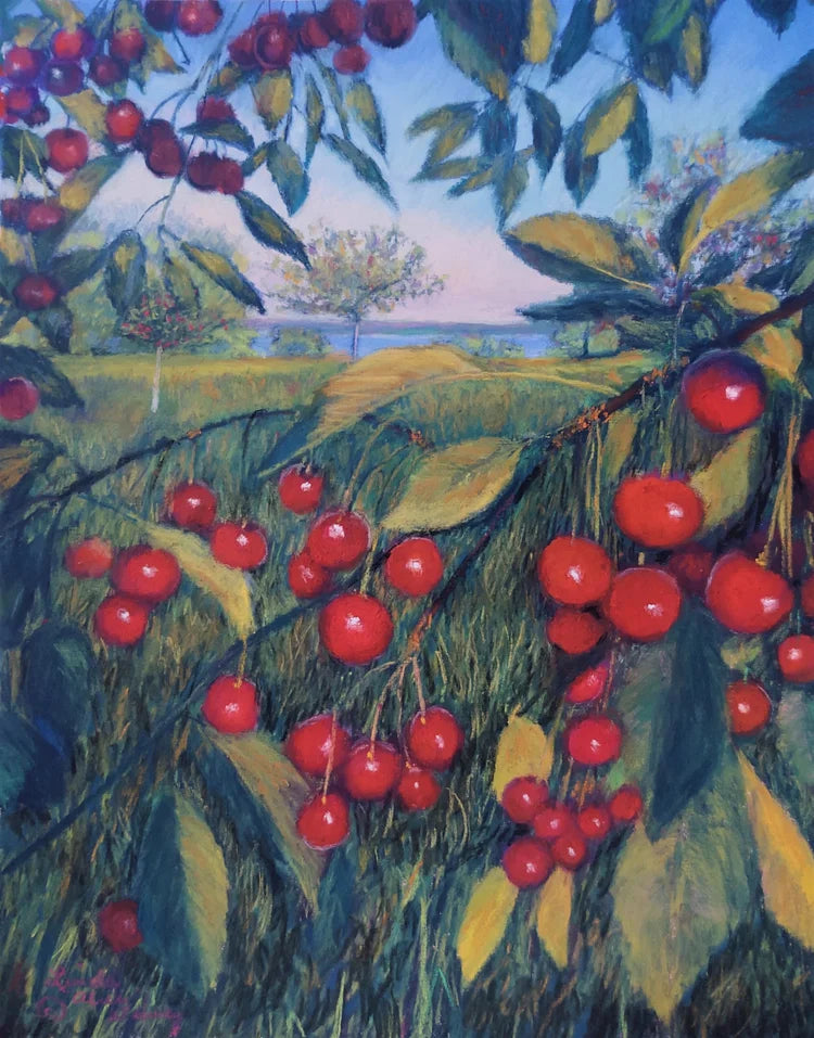 Michigan Cherries Print 8" x 10"