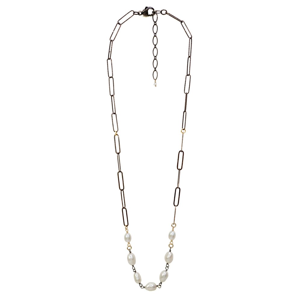 Pearl Sterling Necklace