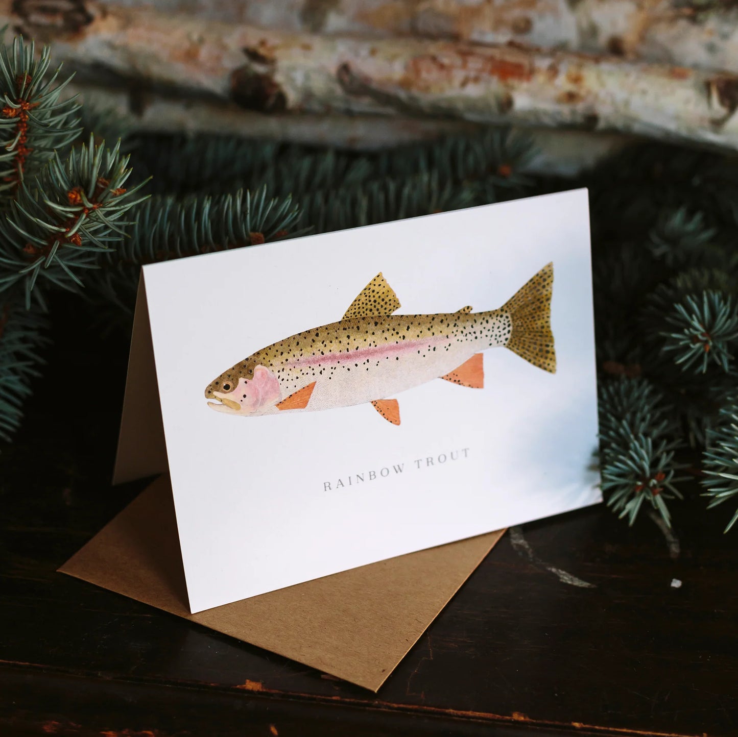 Rainbow Trout Greeting Card