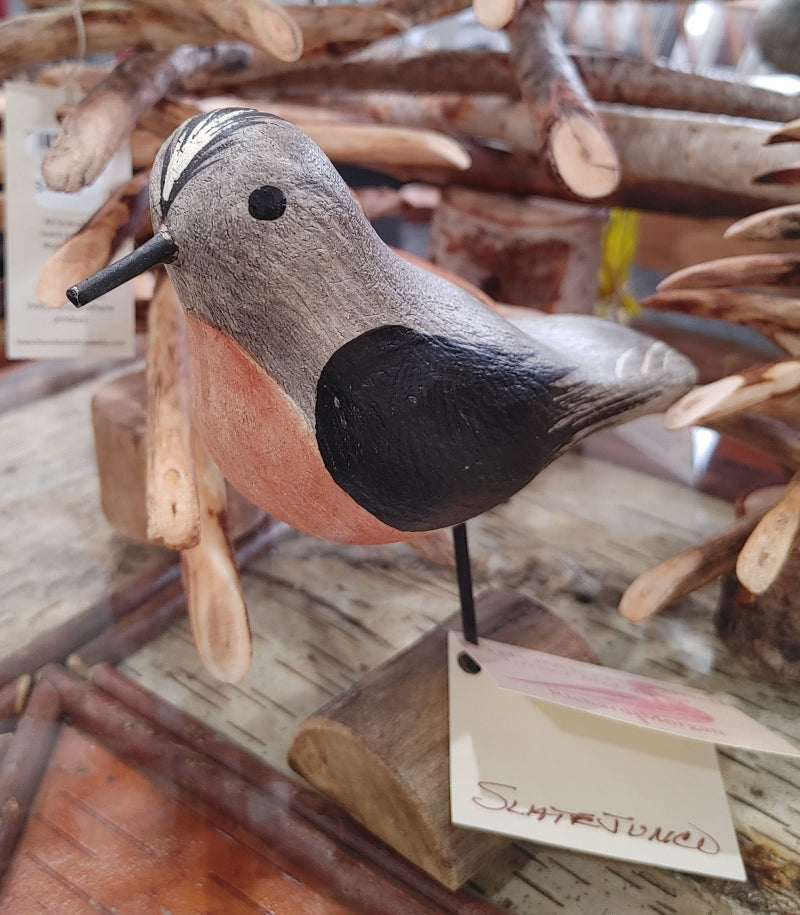 slate-junco-painted-carved-bird
