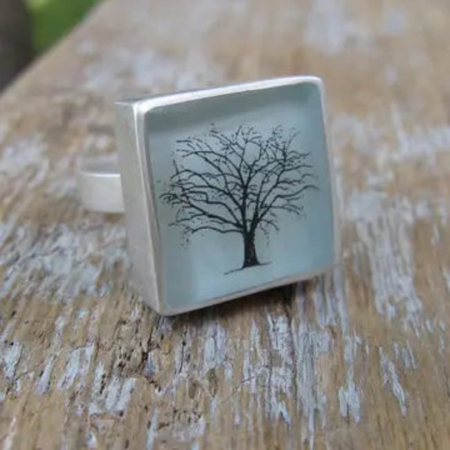 Hand Painted Tree Ring