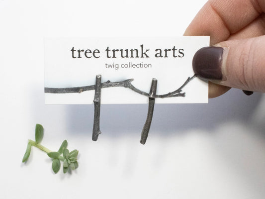 Twig Post Earrings