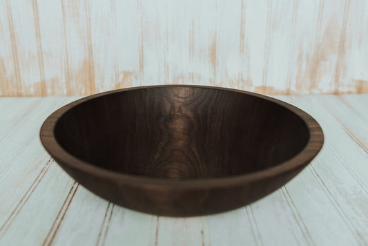 12" Walnut Bowl w/ Bee's Oil Finish