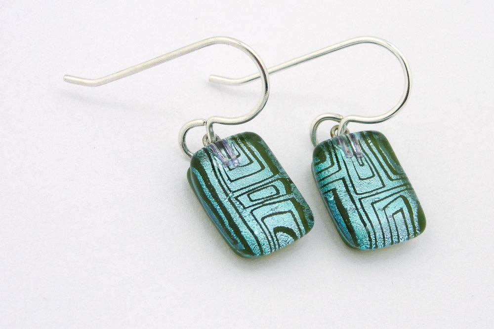 Lichenology Small Drop Earrings