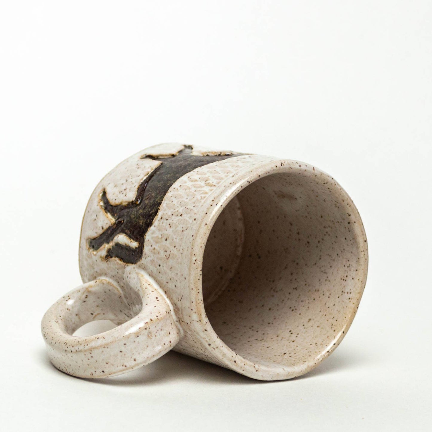 Brown Horse Design Ceramic White 10 oz Mug