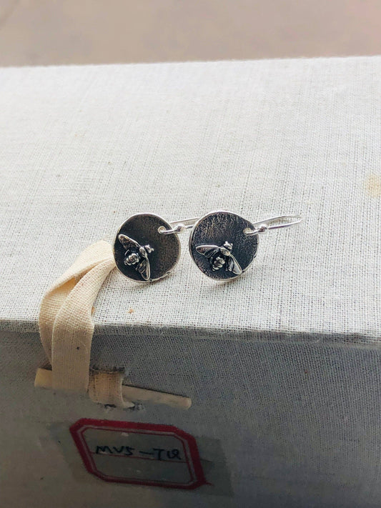 Bee's Knees Earring in Solid Sterling Silver