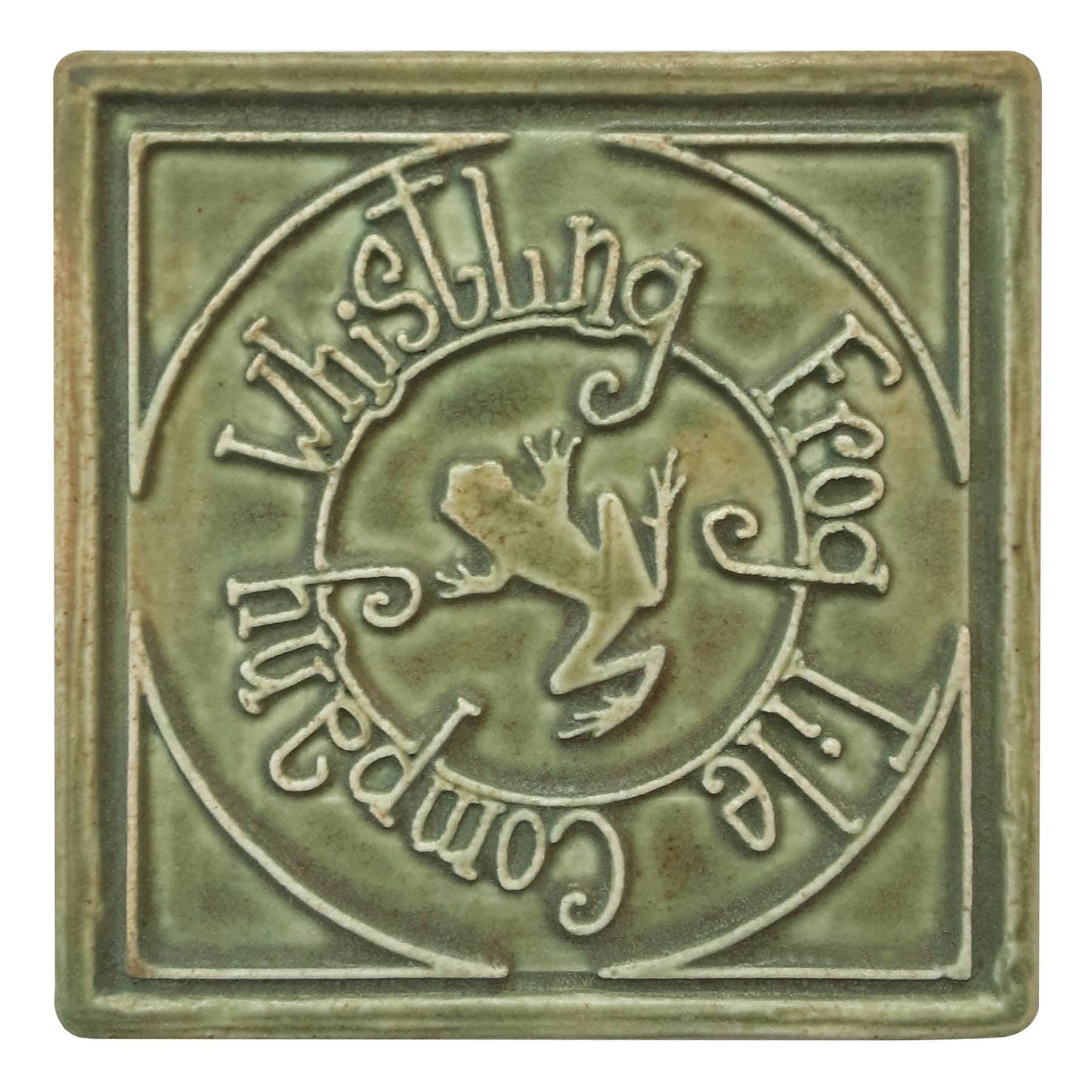 Bear Art Tile 2x2 : Seaside Blue Glaze