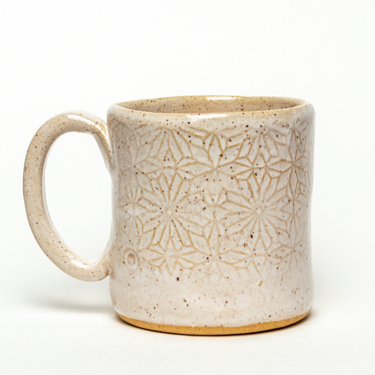 Orange Walking Cat Ceramic White 10 oz Mug