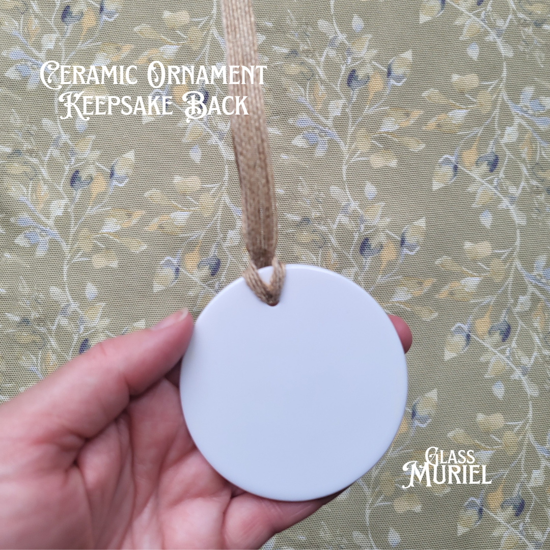 "Lakeshore" Ceramic Ornament Keepsake