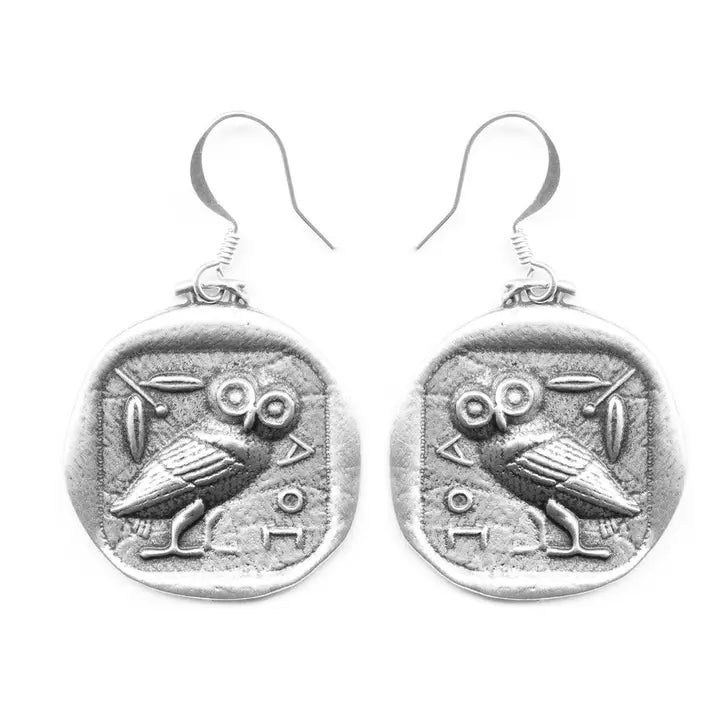 Athena's Owl Earrings