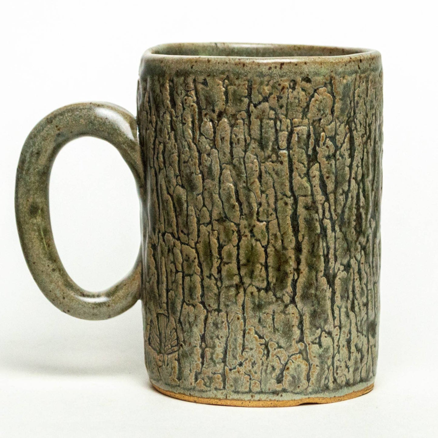 Yeti / Abominable Snowman Handmade Ceramic Gray 14oz Mug