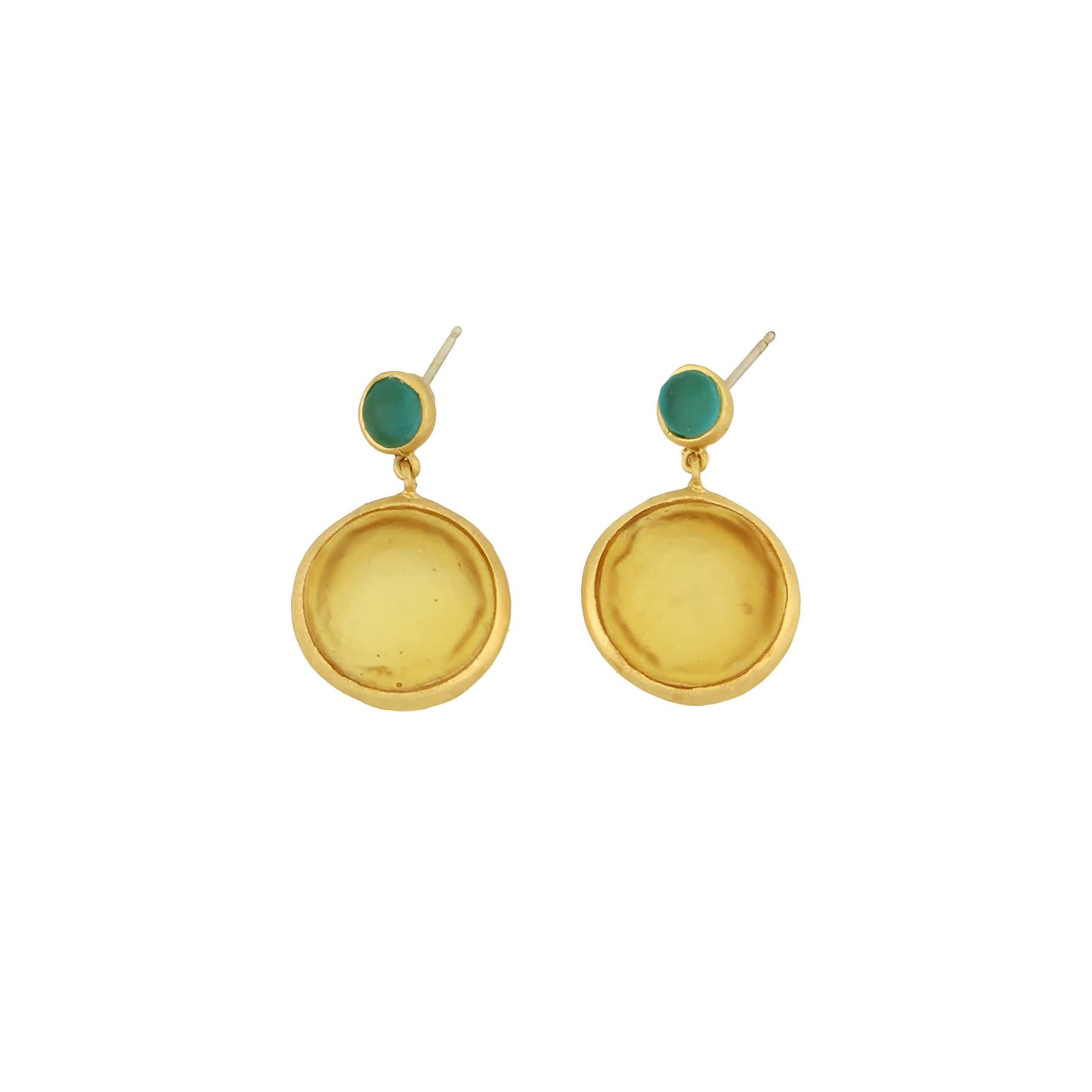 Bubble Drops Post Earrings: Multi