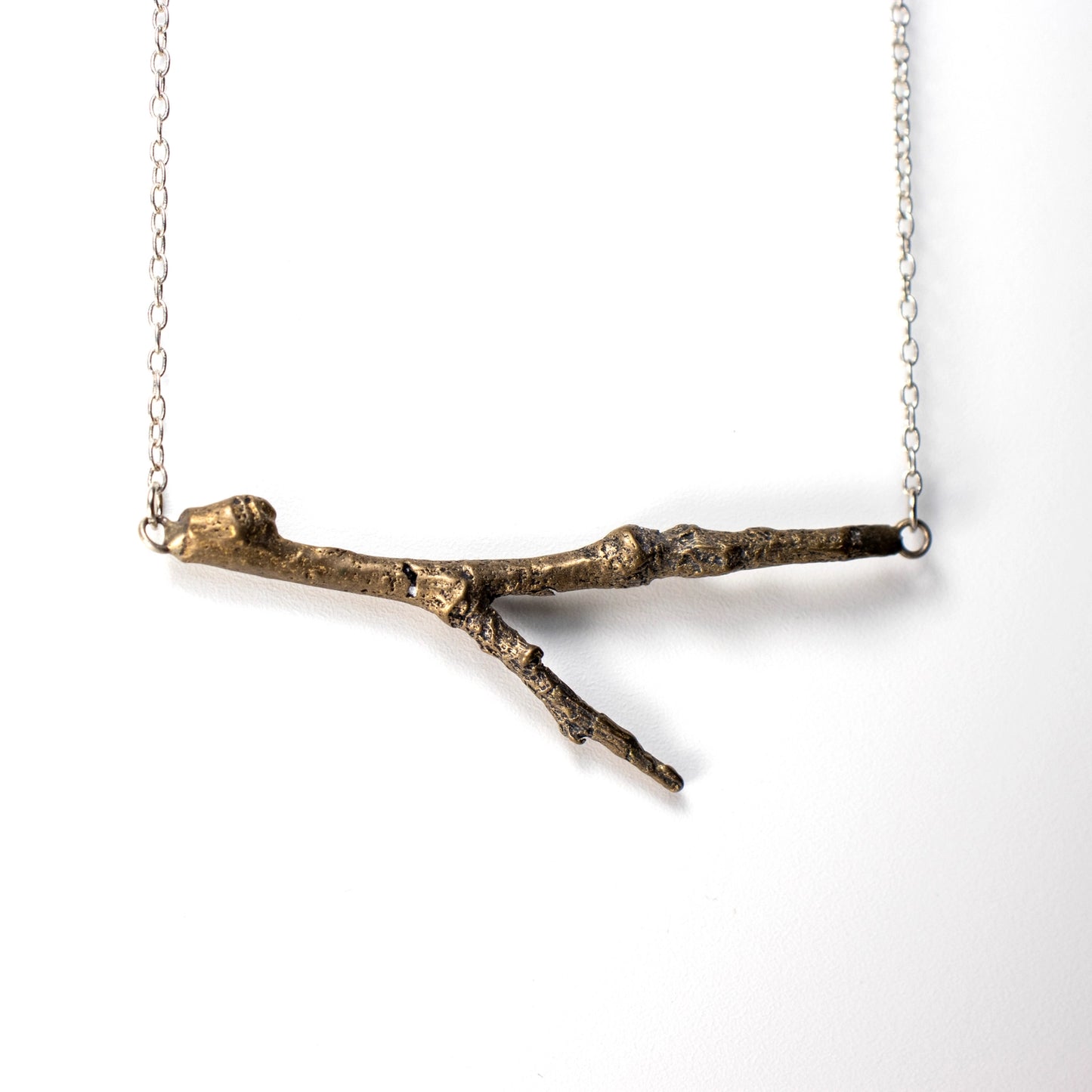 Bronze Twig Necklace