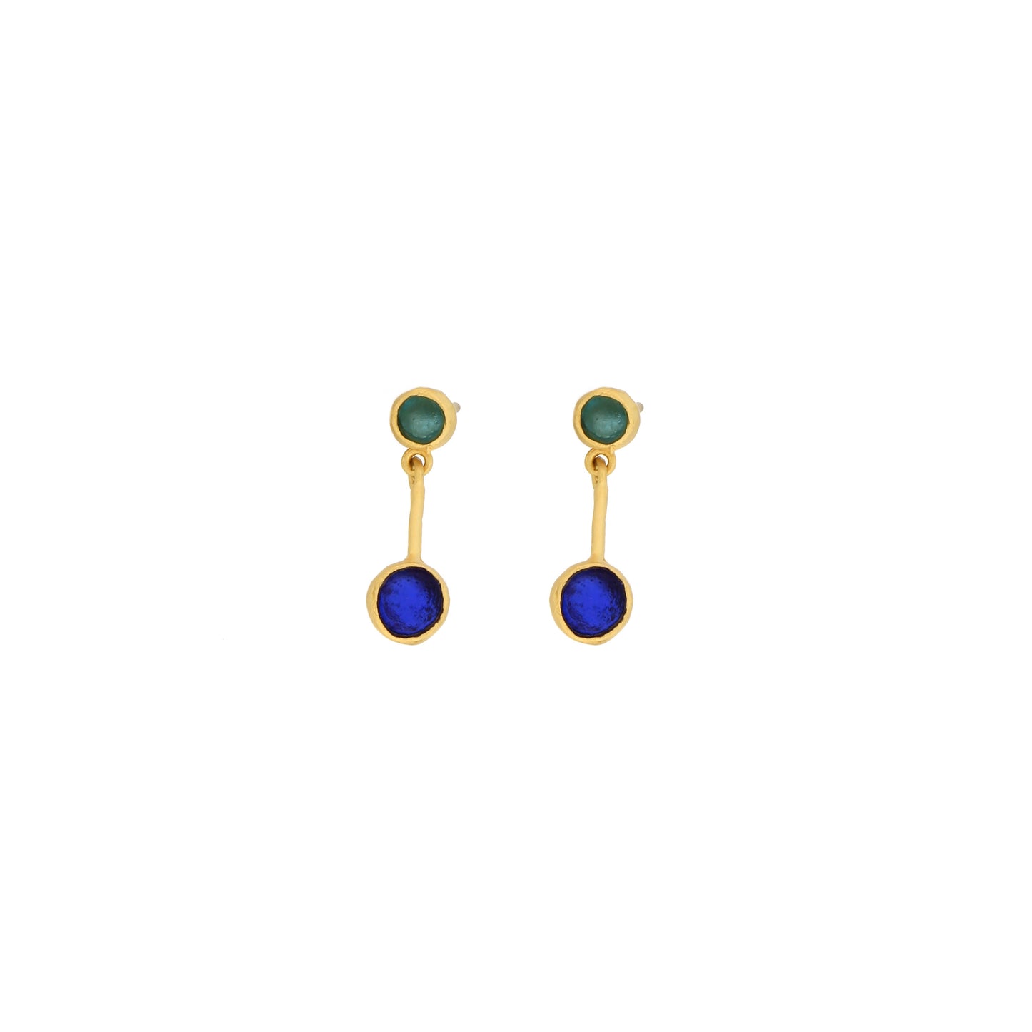 Raindrop Dainty Post Earrings: Multi