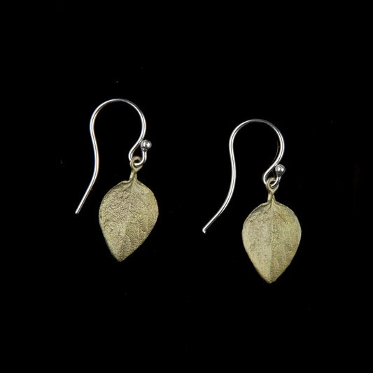 Single Basil Leaf Earrings