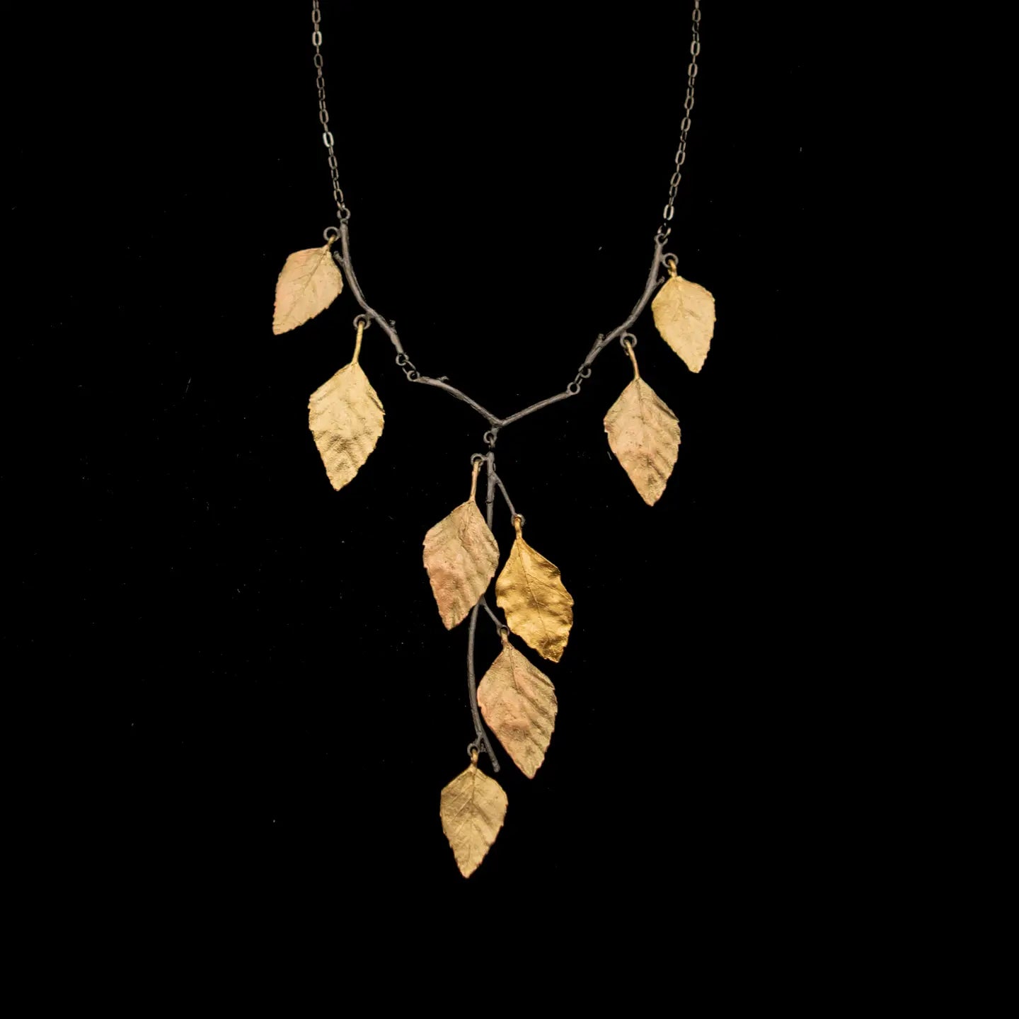 Autumn Birch "Y" Necklace - 18"