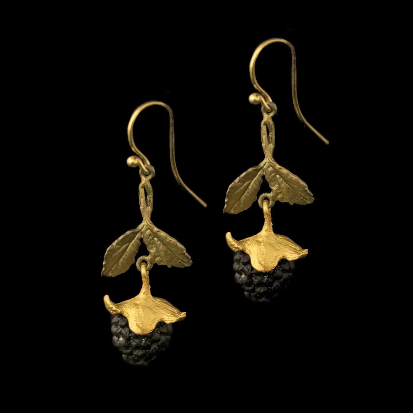 Blackberry Dangle Earrings