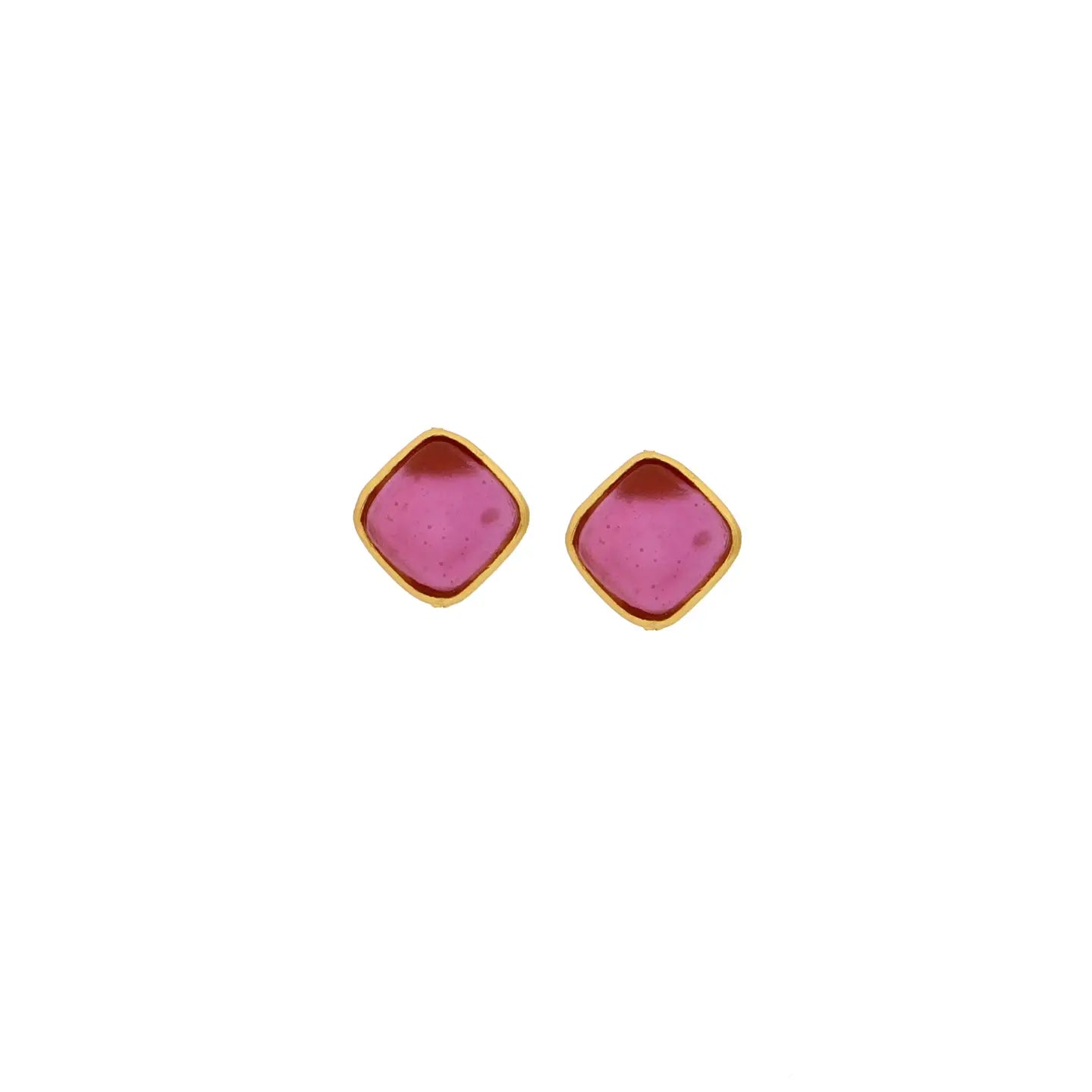 Bubble Diamond Post Earrings