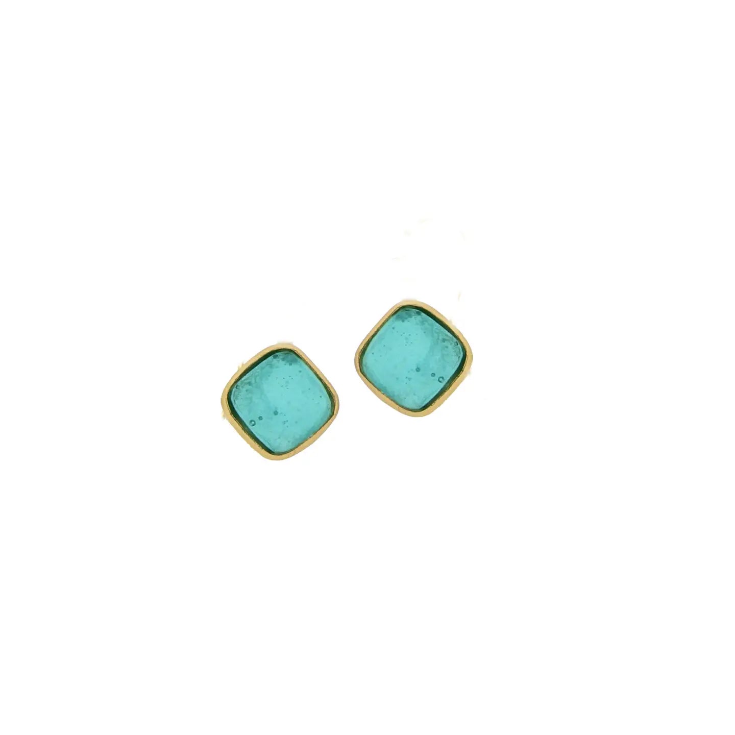 Bubble Diamond Post Earrings