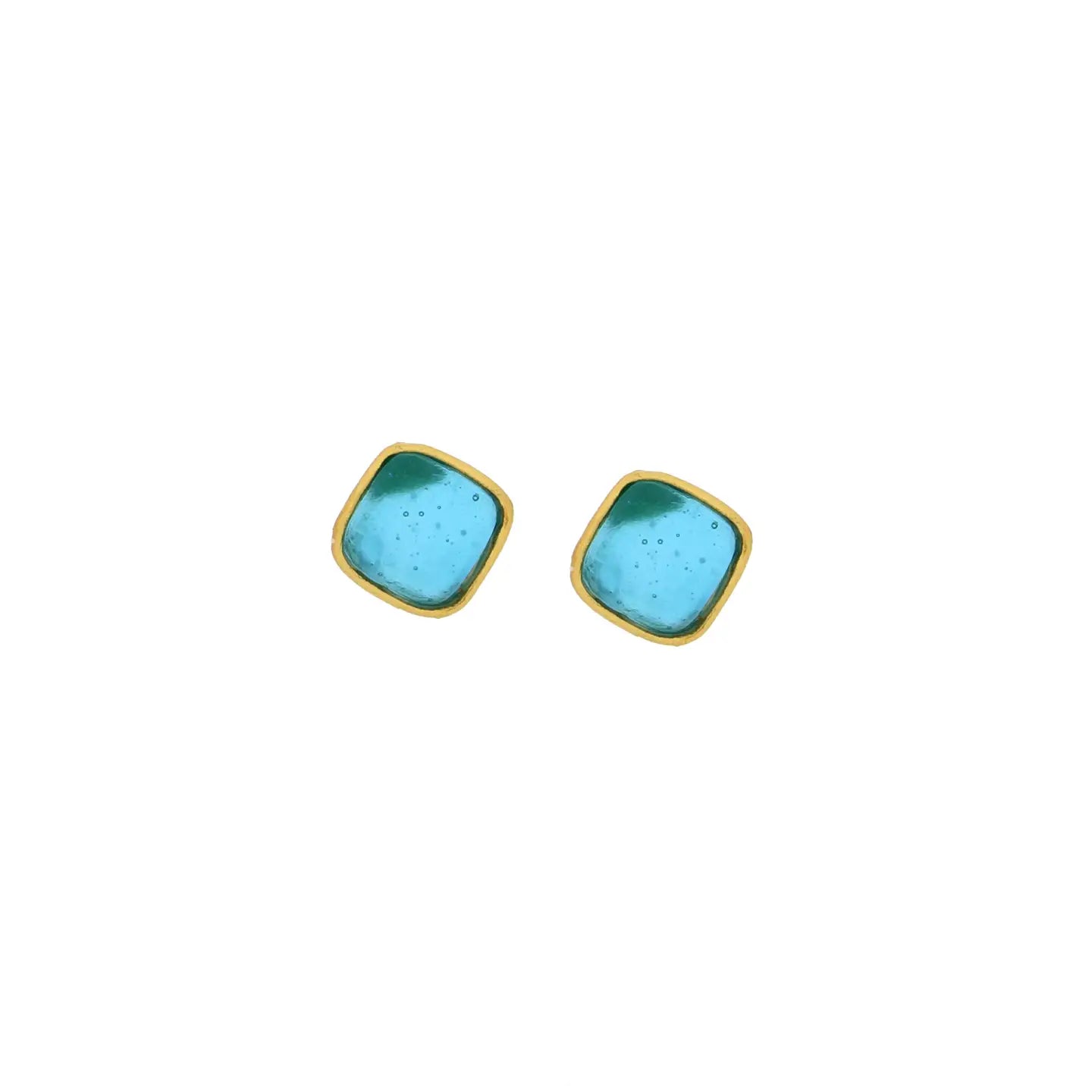 Bubble Diamond Post Earrings