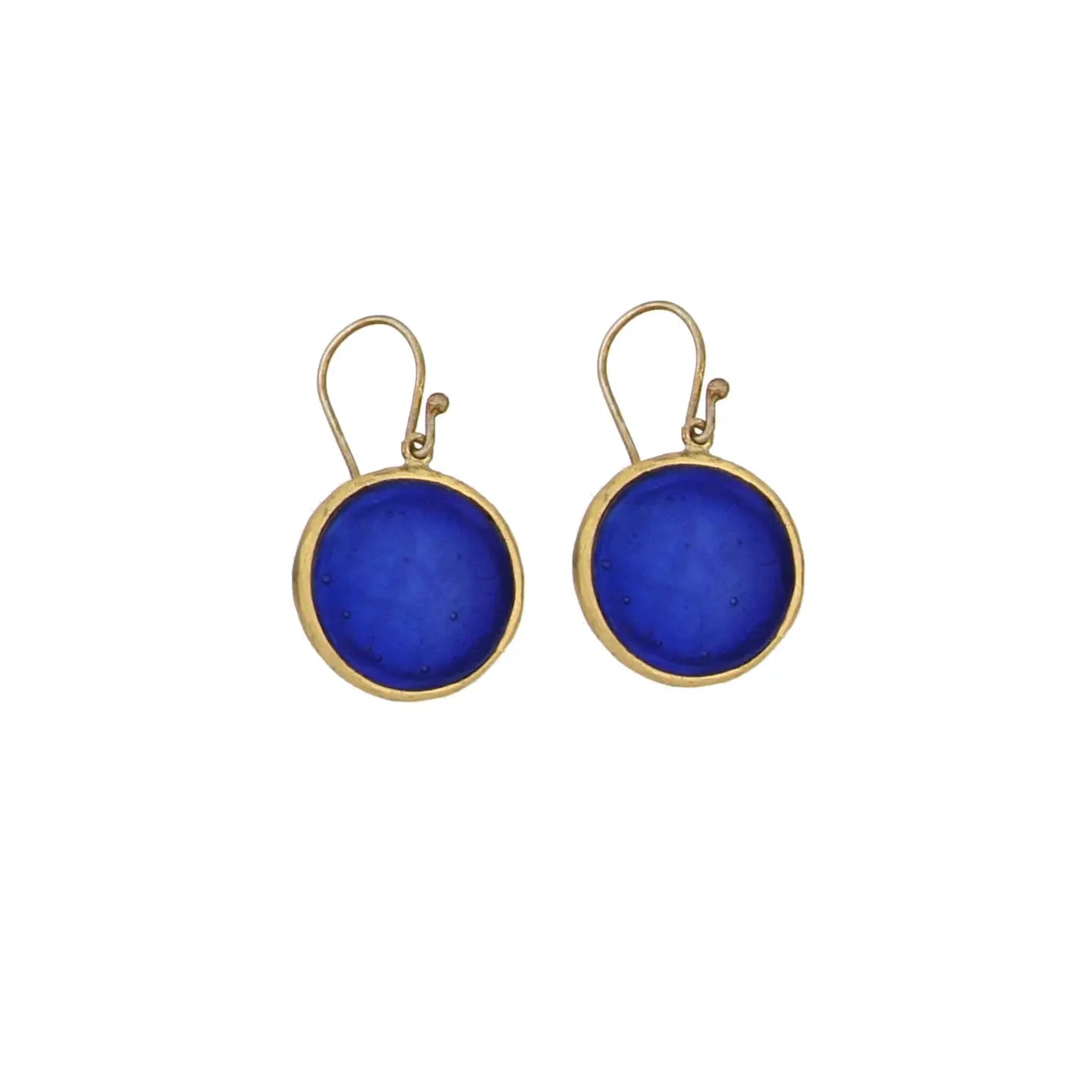 Bubble Drop Earrings - Cobalt