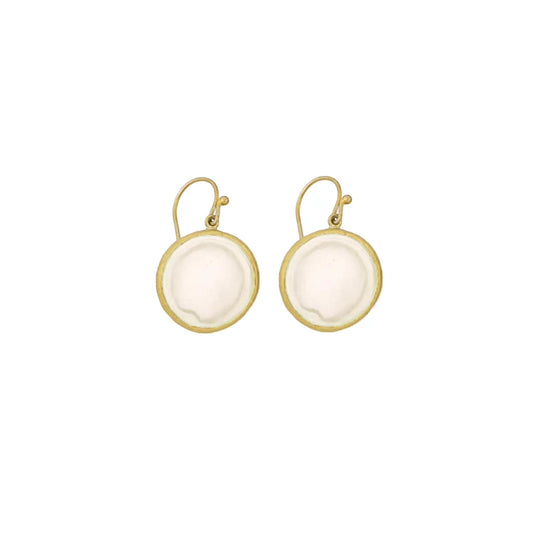 Bubble Drop Earrings - Frosted Clear
