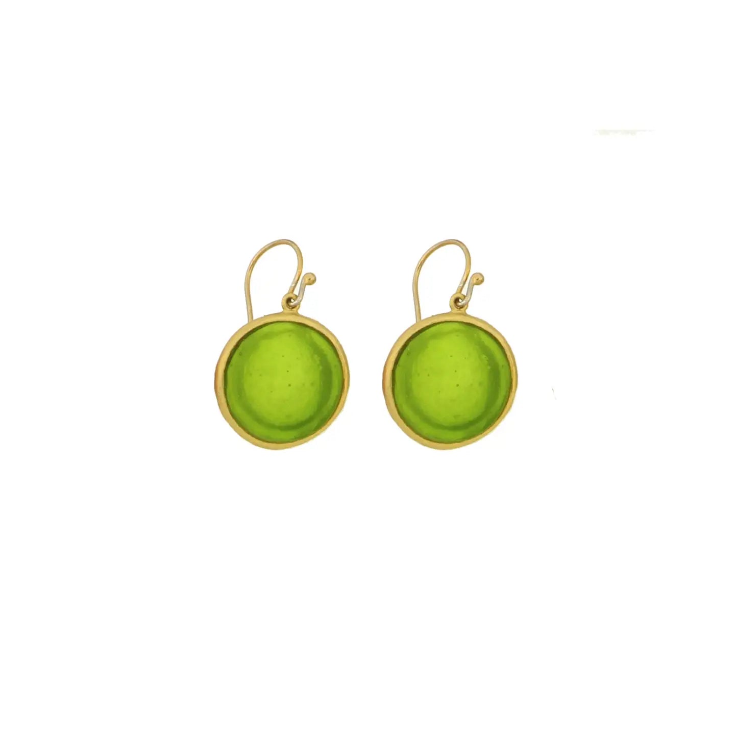 Bubble Drop Earrings - Green