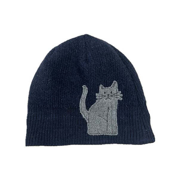 Wool Hat-Cat: Navy / One Size Fits Most