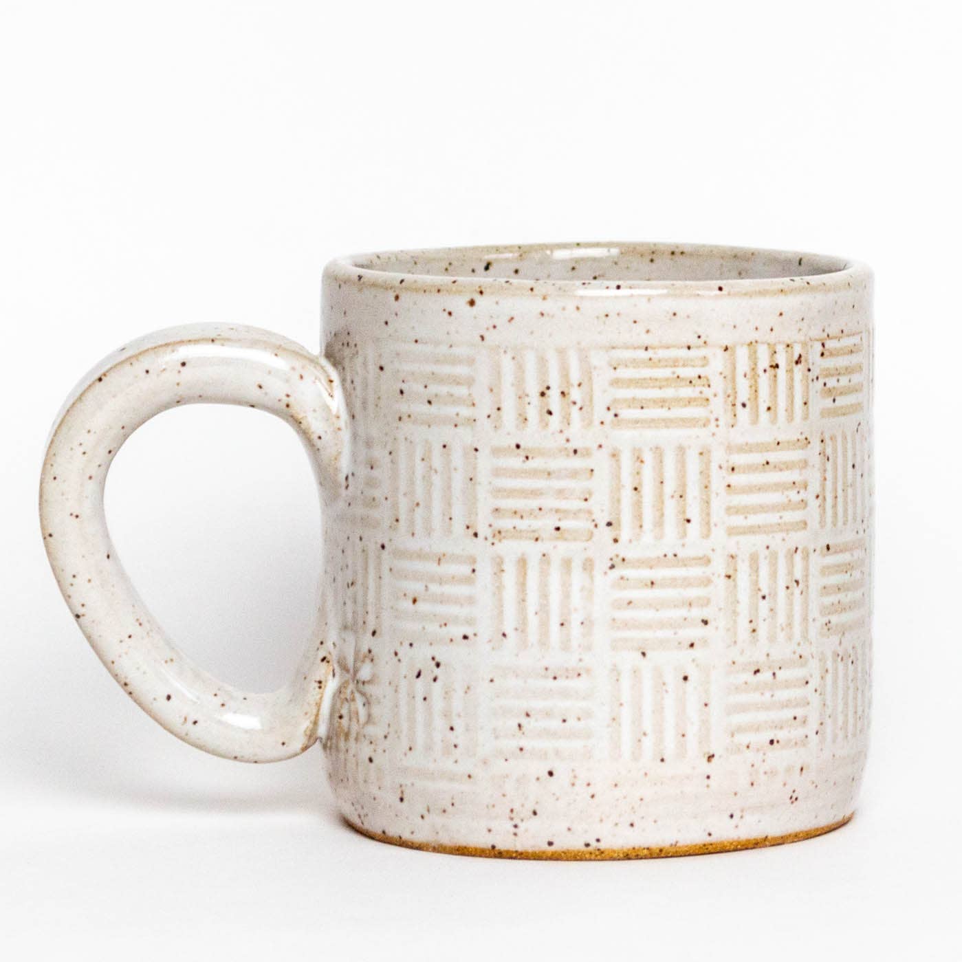 Mid Century Art Deco Handmade in Ohio, Ceramic 10 oz Mug