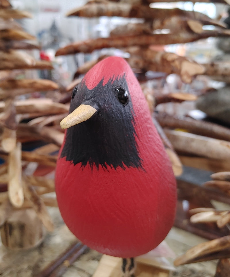 carved-wooden-cardinal-bird