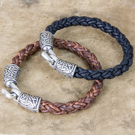 brown-black-celtic-braided-bracelet