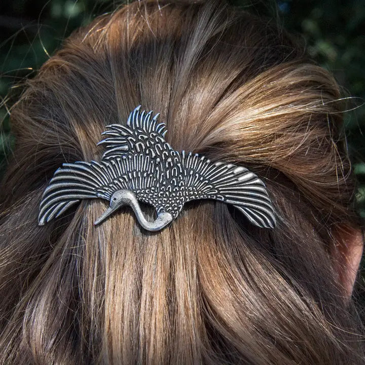 Crane Hair Clip
