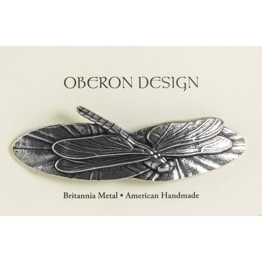 Hair Clip, Barrette, Dragonfly 80mm