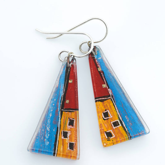 Künsthaus Lg Triangle Earrings